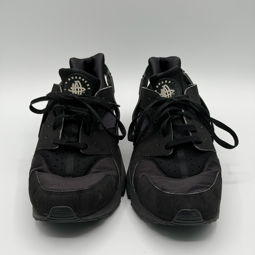 Nike Air Huarache Men's Size 12 Black Running Shoes - Style#318429-003